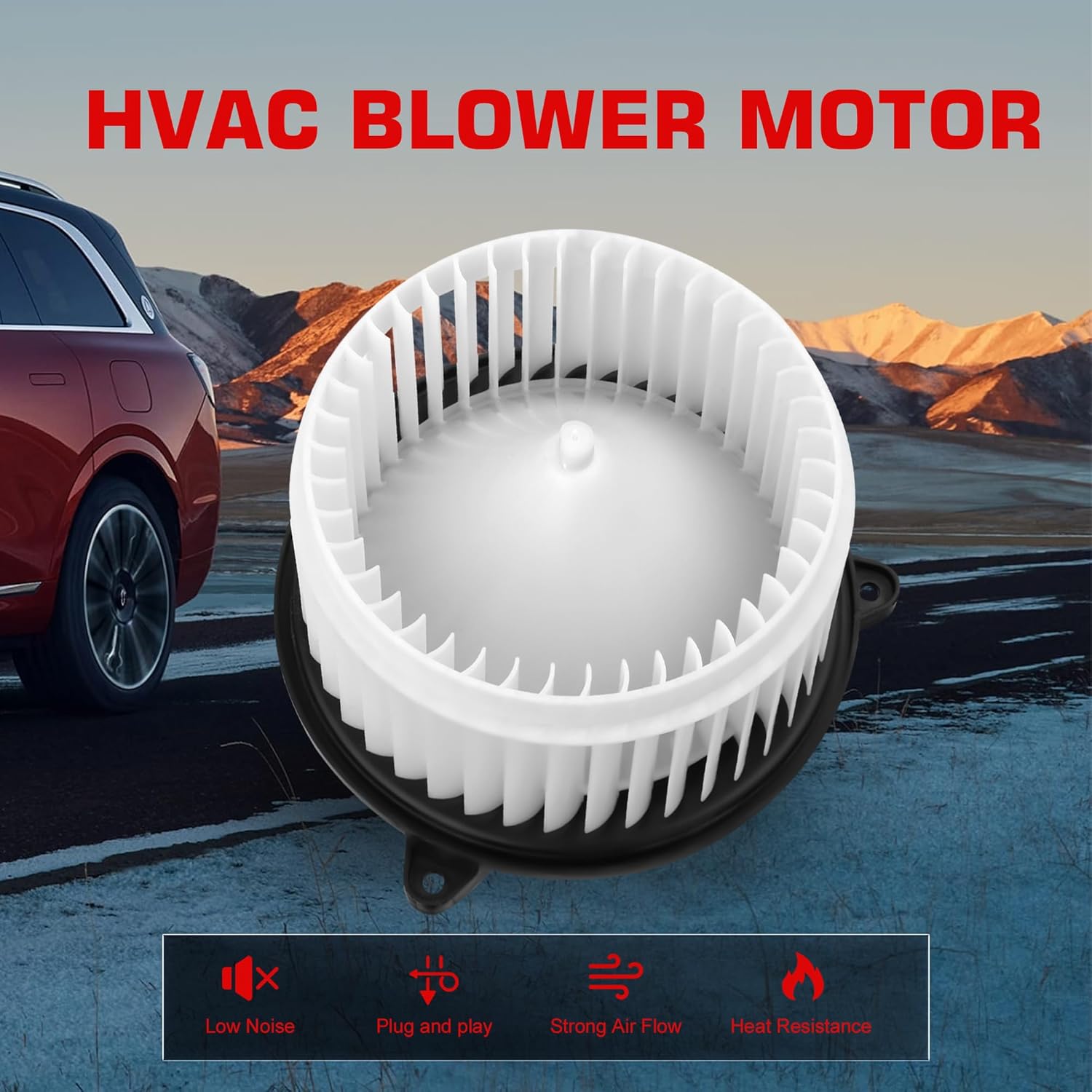 HVAC Blower Motor 700269 for Chevy Cruze 2010-2016, Malibu 2013-2015 for Buick Lacrosse Regal Allure 2010-2016 for Cadillac SRX 2010-2016 for Saab 9-5 2010-2011, Replaces 13369460, 13263279, 76904