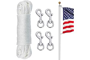 NQ Nylon Flag Pole Halyard Rope Line Kit