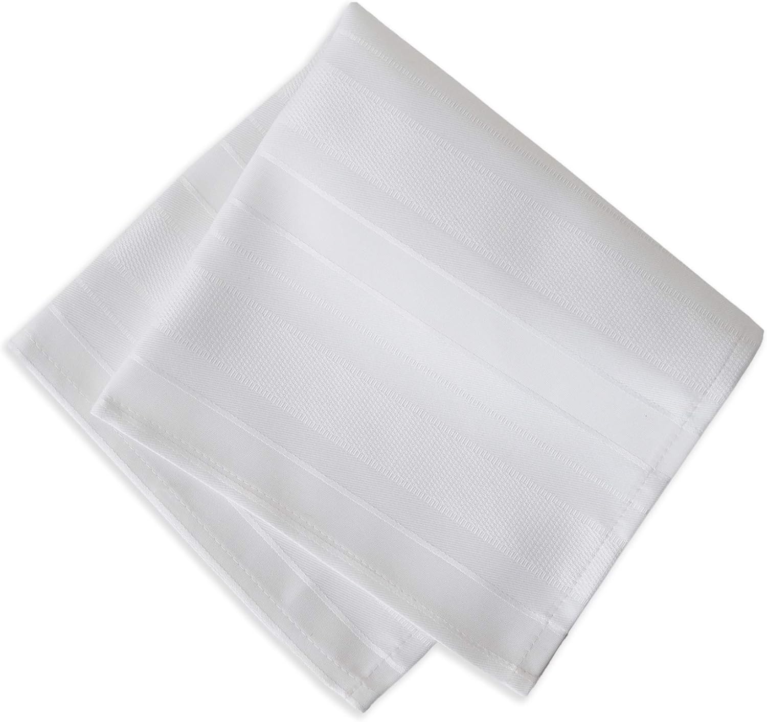 White Polyester Stain Resistant Napkin Set of 4
