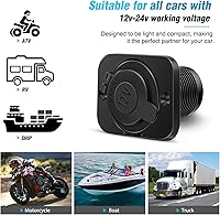 Vista 7 de Nilight Paquete de 2 Enchufes para Encendedor de Cigarrillos de Automóvil DC 12V Adaptador de Toma de Corriente Impermeable de Repuesto