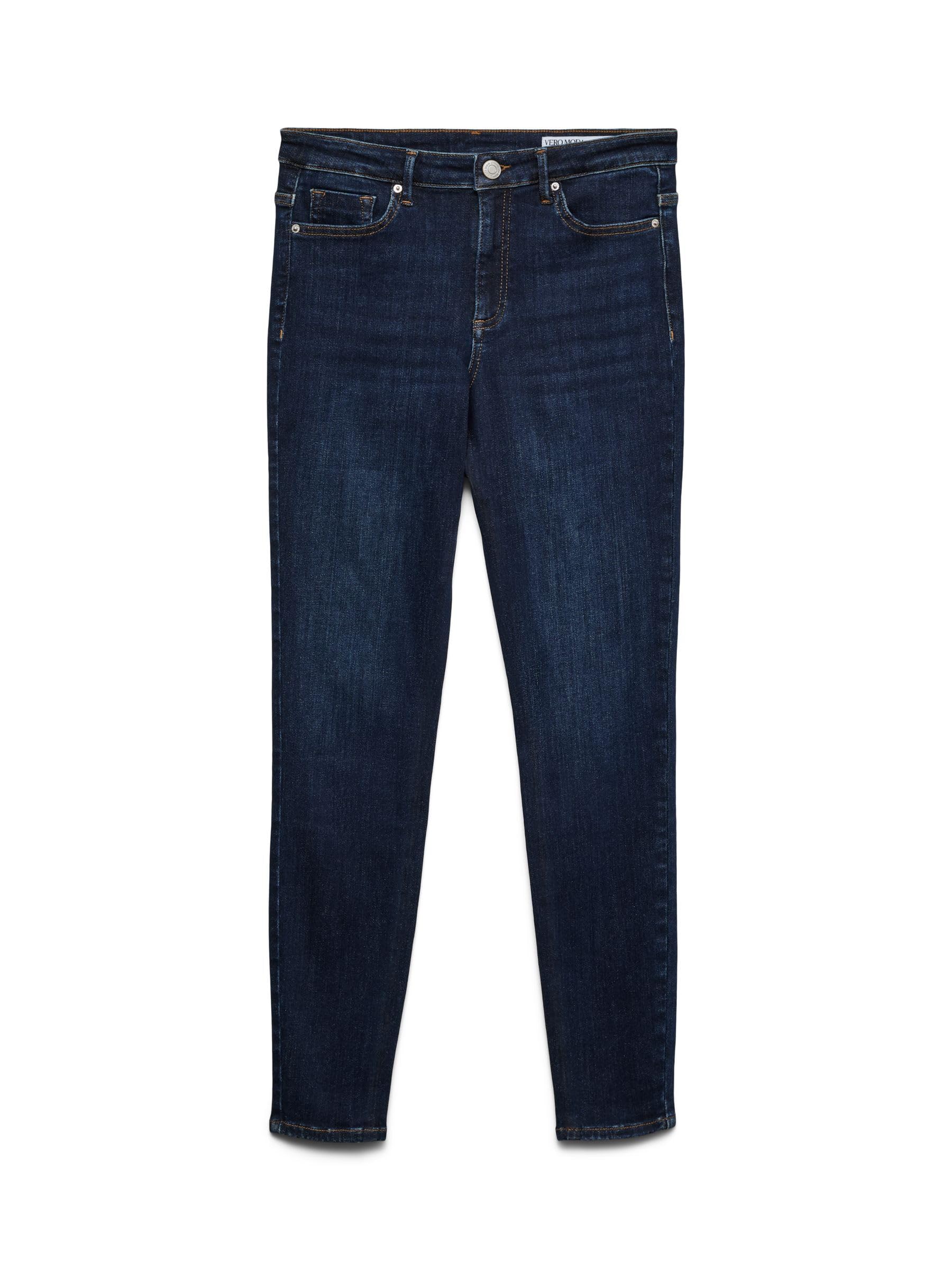 VERO MODA Female Skinny Jeans VMPOLLY Mid Rise Skinny Fit Jeans