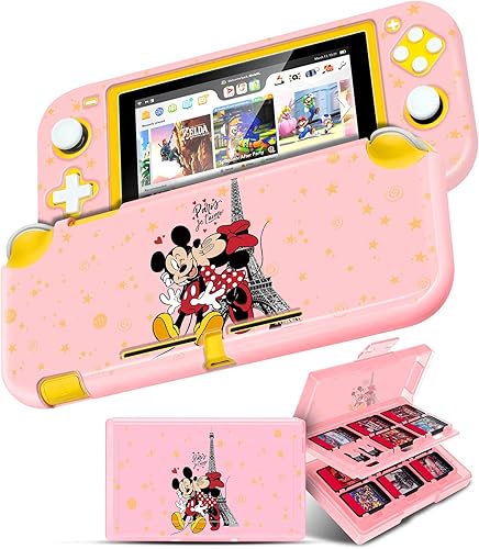 Xinocy for Nintendo Switch Lite Case & Game Card Case with 24 Game Holder
