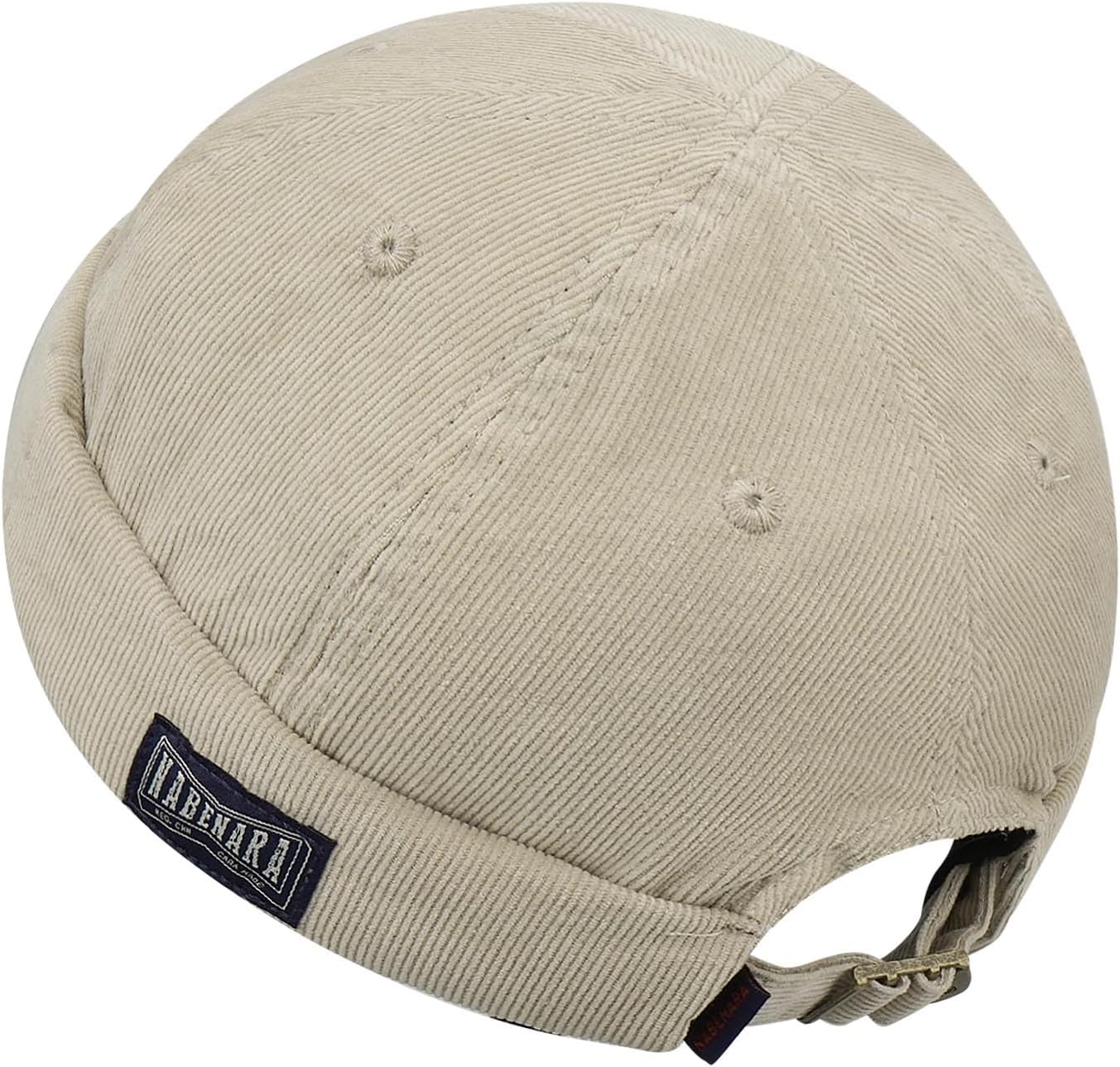 Réglable Chapeaux Docker Cap Rolled Cuff Retro Brimless Doux Bonnet Marin Chapeau Pour Femme Homme