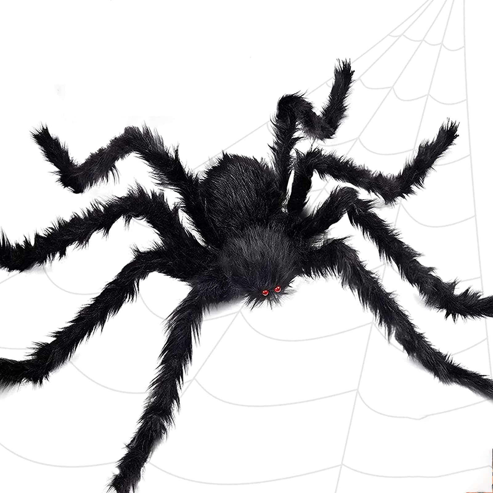 10 Pack Pack Spaventoso Falso Ragno Halloween Spider Puntelli all'aperto Decorazioni di Halloween per Esterni al Coperto da Giardino Home Feste infestato casa Halloween Décor,30cm