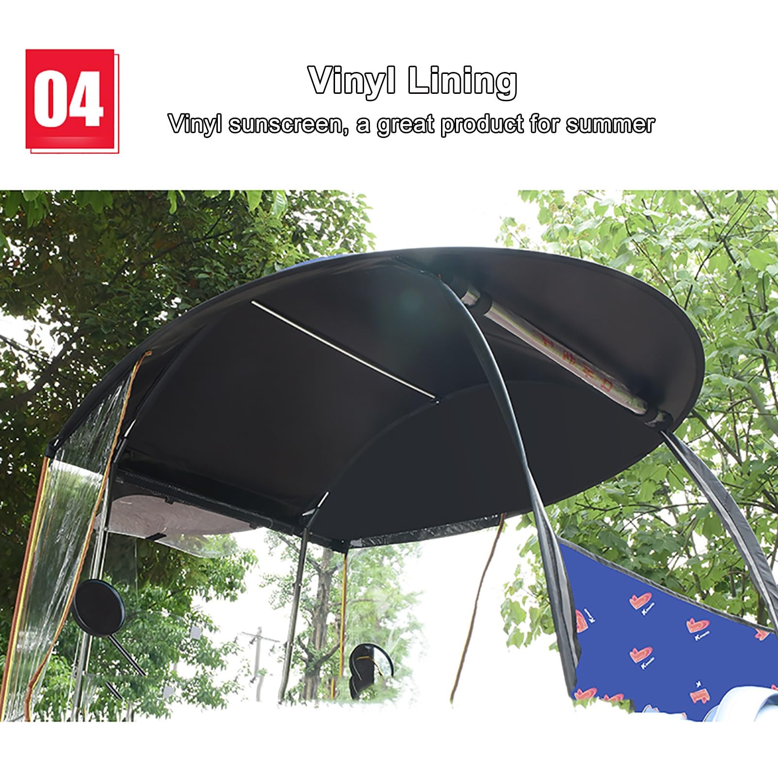 akku markise E-Bike Carport Überdachung Auto Motorrad Regenschutz SANBENGZI The Rain Transparenter Regenschirm Regen Shedrain Shelter Regenschirm Carport (Color : Blue) Gewerbe, Industrie & Wissenschaft EP 140 Sonnensegel dreieckig, 3,6x3,6x3,6 m, Battery & Range:60Ah Dual Battery (Up to 160 Miles)