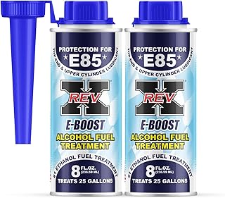 REV X E-Boost E85 & Alcohol Fuel Additive - 8 fl. oz. (2 Pack)
