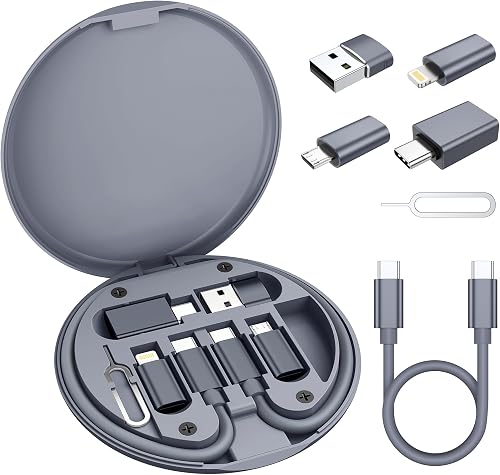 Elebase USB Charging Adapter Kit,Multi USBC Adapter Set,with 1Ft 100W Cable