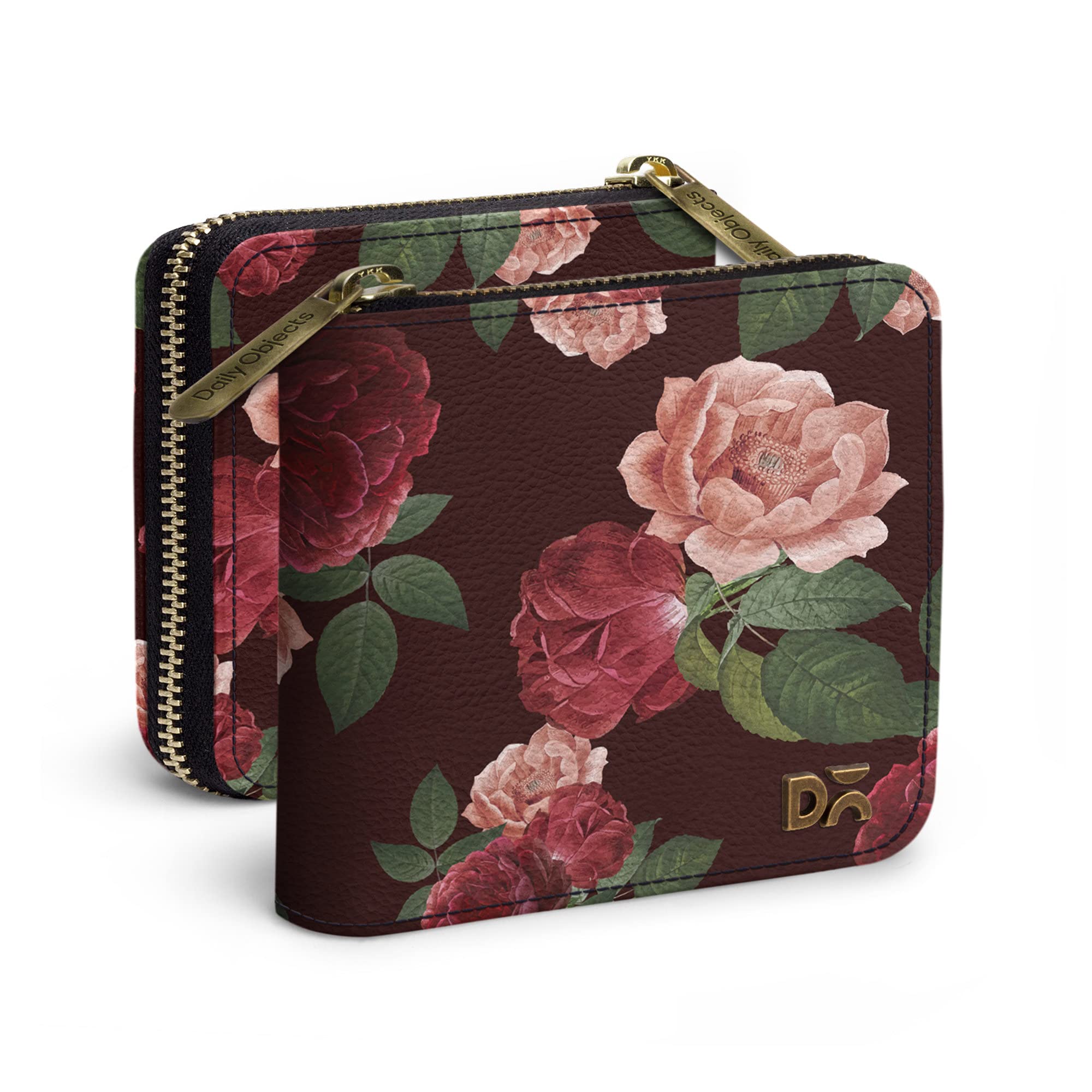 dailyobjects Women's Zip Wallet | Leather Material | Carefully Handcrafted | Holds up to 8 Cards | Slim and Easy to Fit in Pocket | Coin Pocket with Button Closure - Set of 2 (Combo)-picture-49