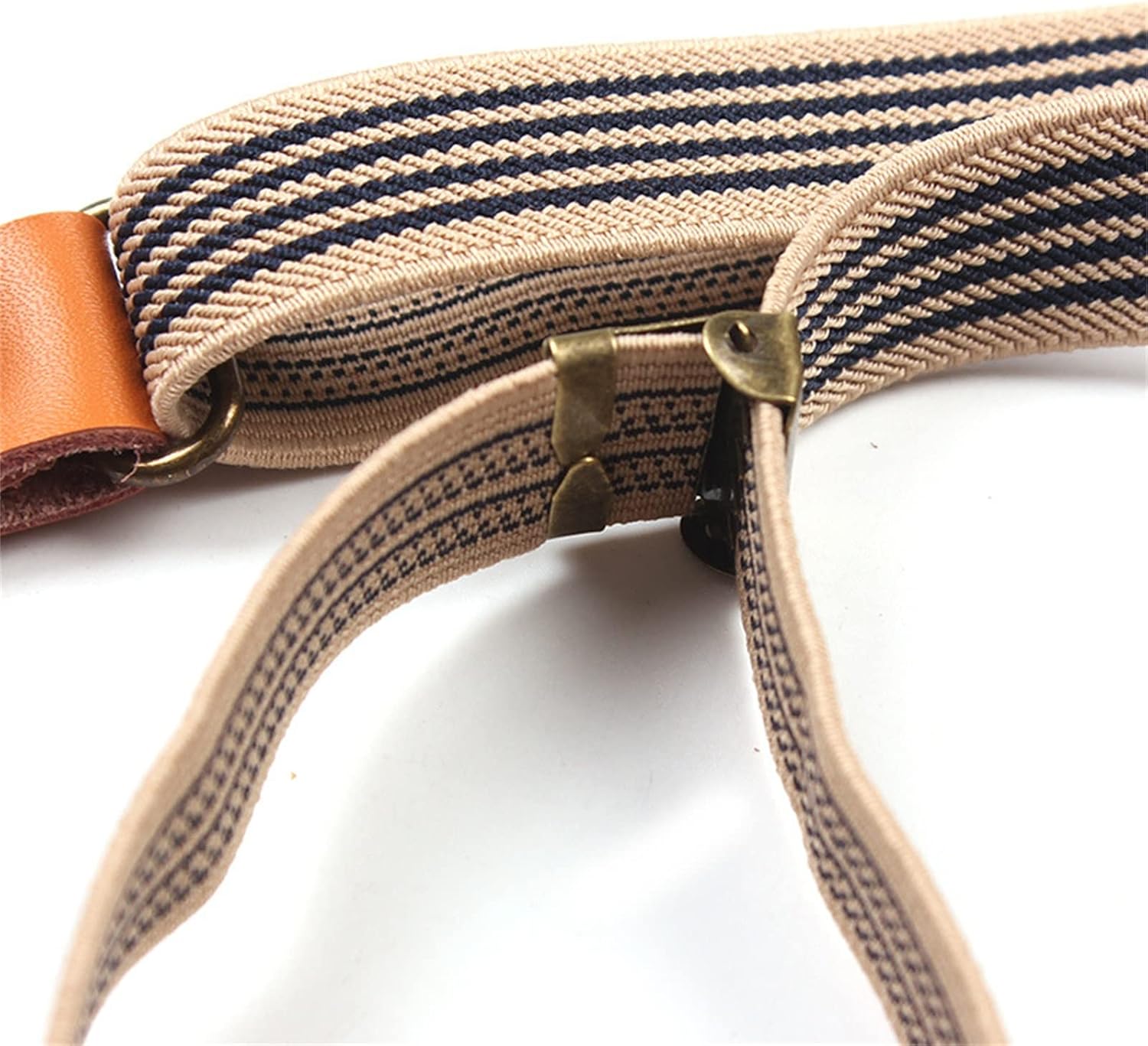 Suspenders for Men Button Shoulder Strap Elastic Suspenders Straps Adjustable Brace