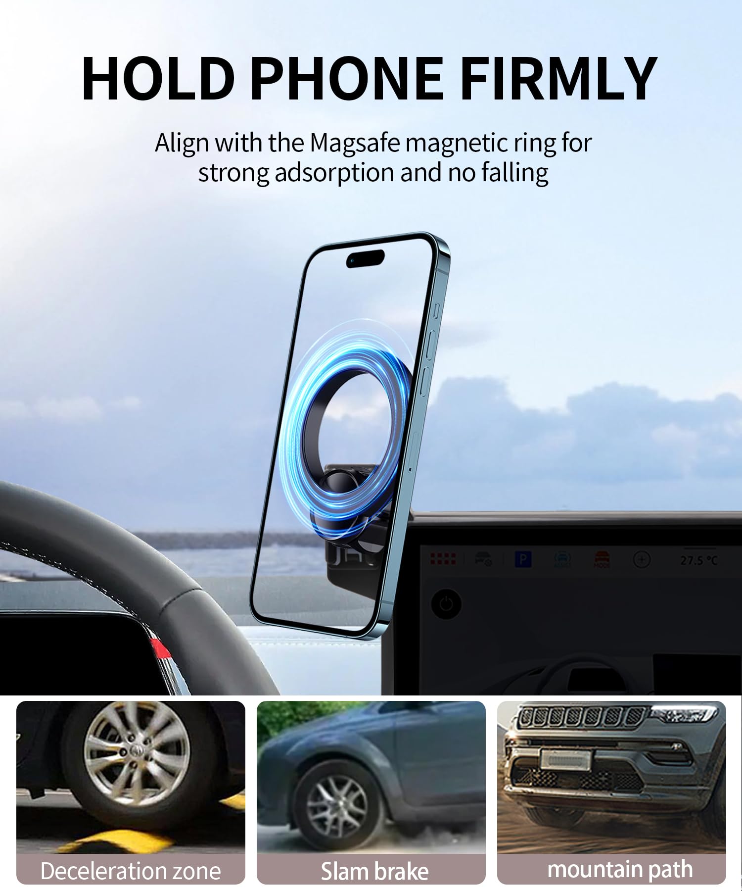 Amazon.com: Car Phone Holder for Volkswagen ID.4 2024-2026,ID.Buzz