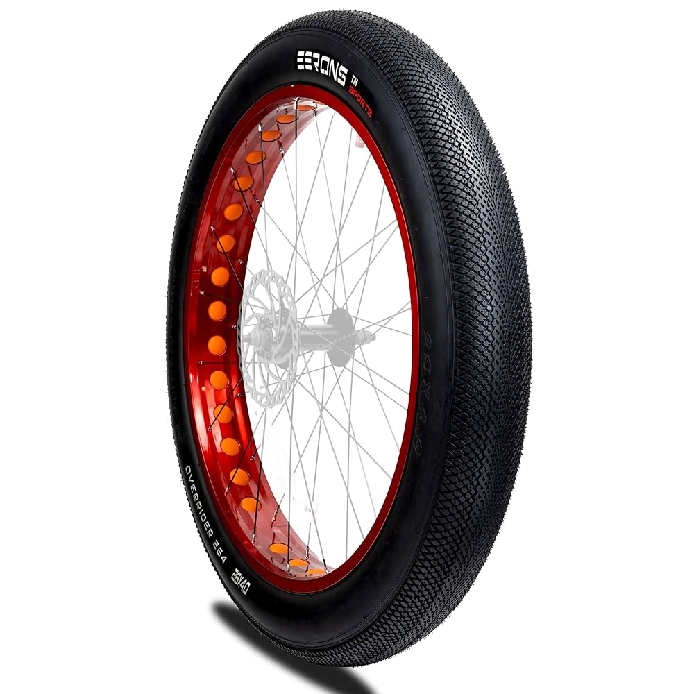 Amazon | ファットタイヤ 26x4 自転車 60TPI転がり抵抗ゼロ