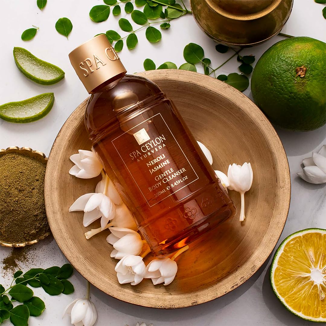 SPA CEYLON Neroli Jasmine Gentle Body Cleanser| Shower Gel | Floral Fragrance | Body Wash | Sulphate Free Cleanser - Image 4