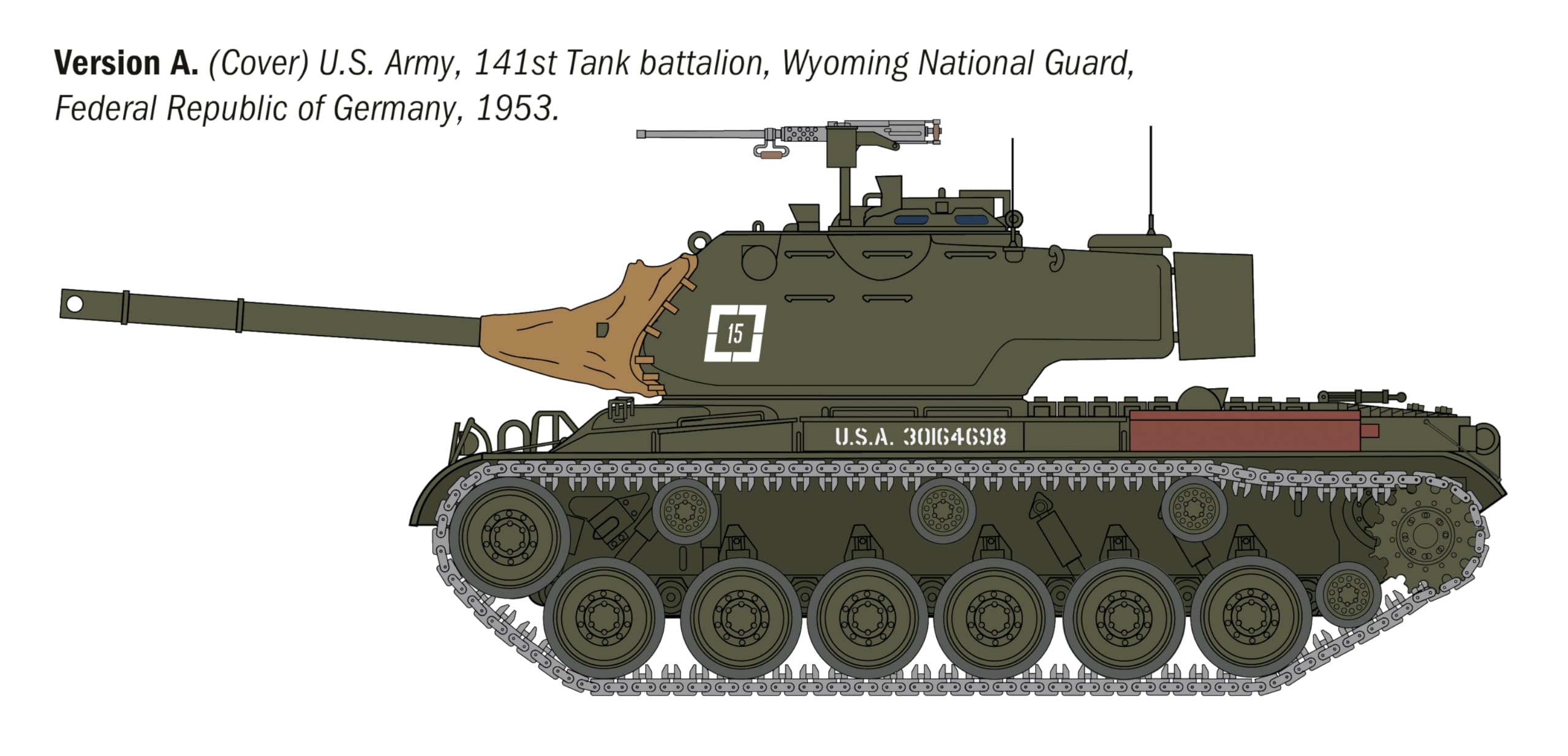 Amazon | イタレリ 1/35 アメリカ M47 パットン プラモデル
