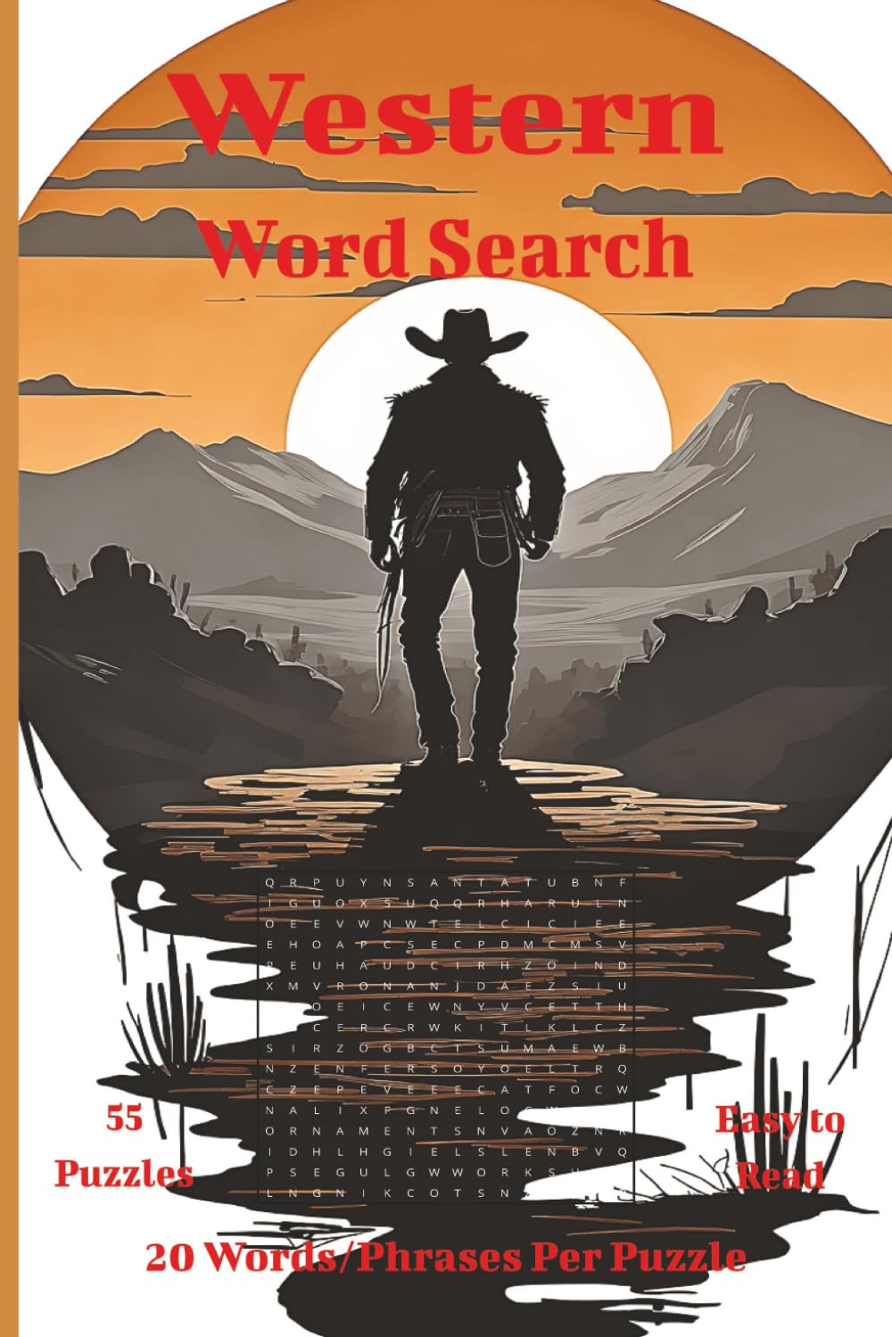 Western Word Search: Cowboys, Outlaws, and Western Adventures Word Search Fun