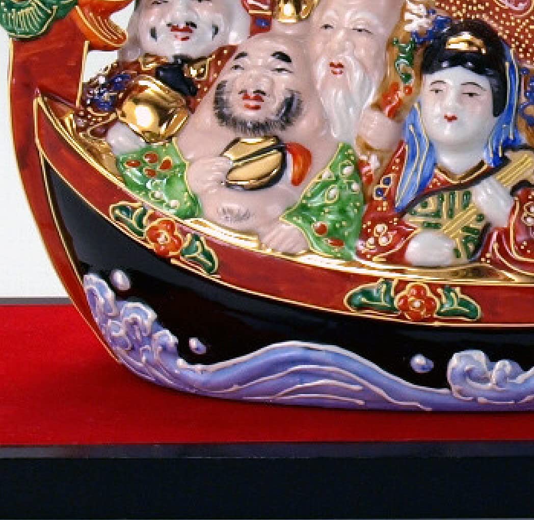 Amazon.co.jp: 九谷焼 七福神宝船 7号 盛 AP2-1778 : ホーム