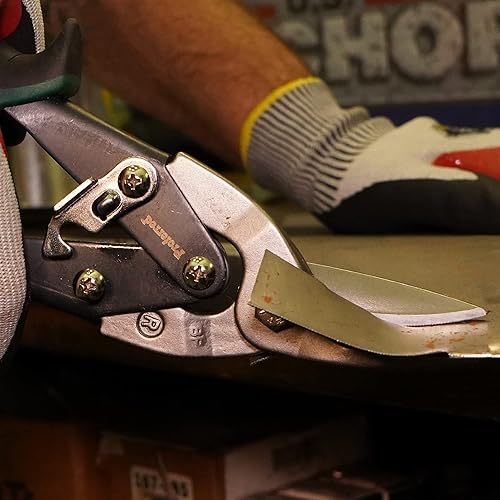 Miniatura 10 de Proferred Tijeras de aviación T02005, agarre TPR, corte largo, amarillo/negro