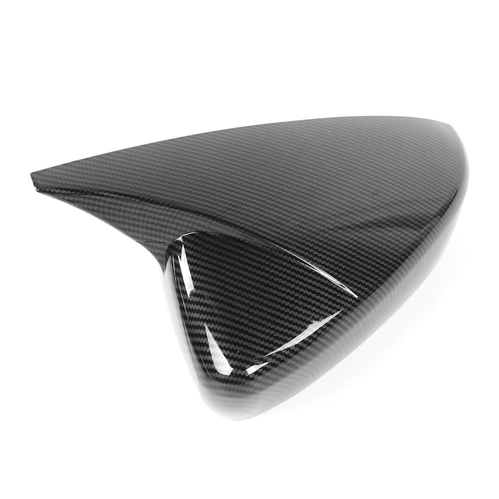 Pair Horn Style Osłona lusterka bocznego Osłona obudowy pasuje do 3 Axela 2020 (Carbon Fiber)
