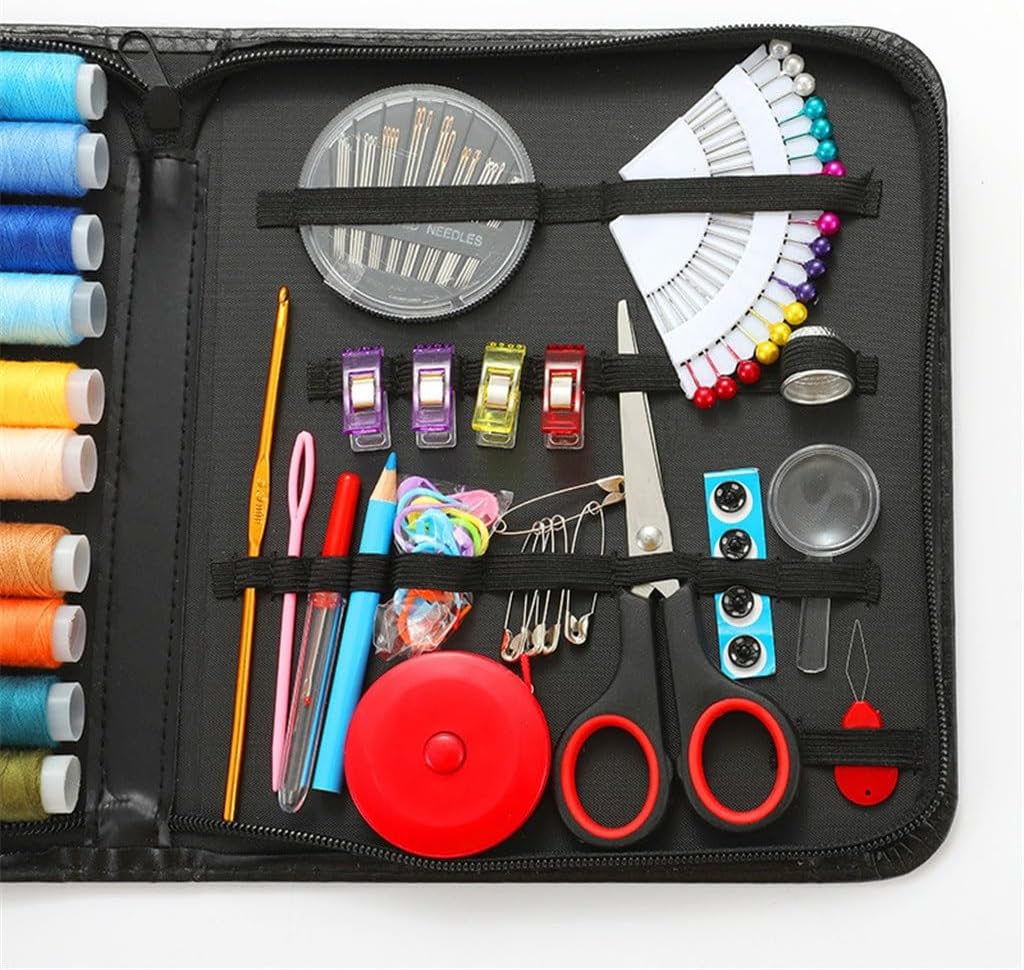 Tape Needle Set Portable Functional Bag Sewing Hand Box 30 Colors