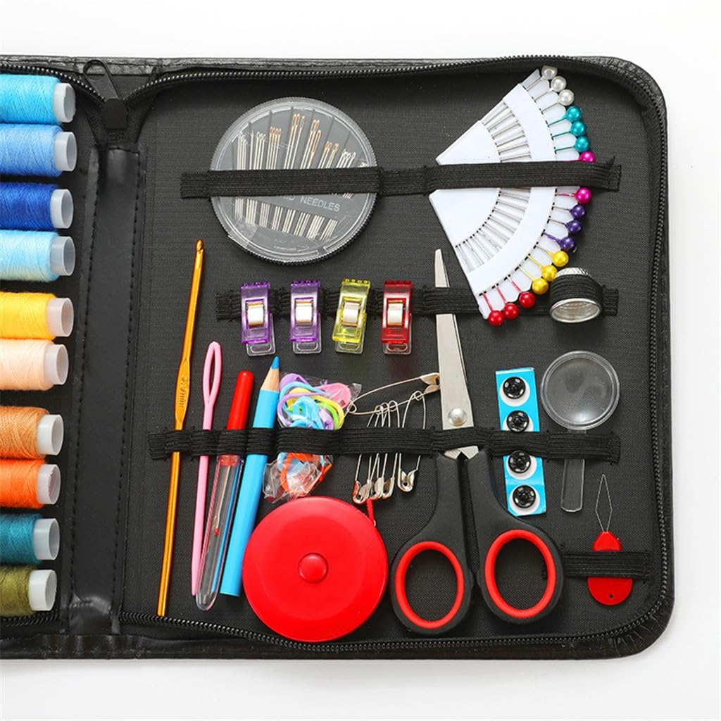 Bandnadel-Set, tragbar, funktional, Nadeltasche, zum Nähen, Handnähen, Nadelbox, 30 Farben