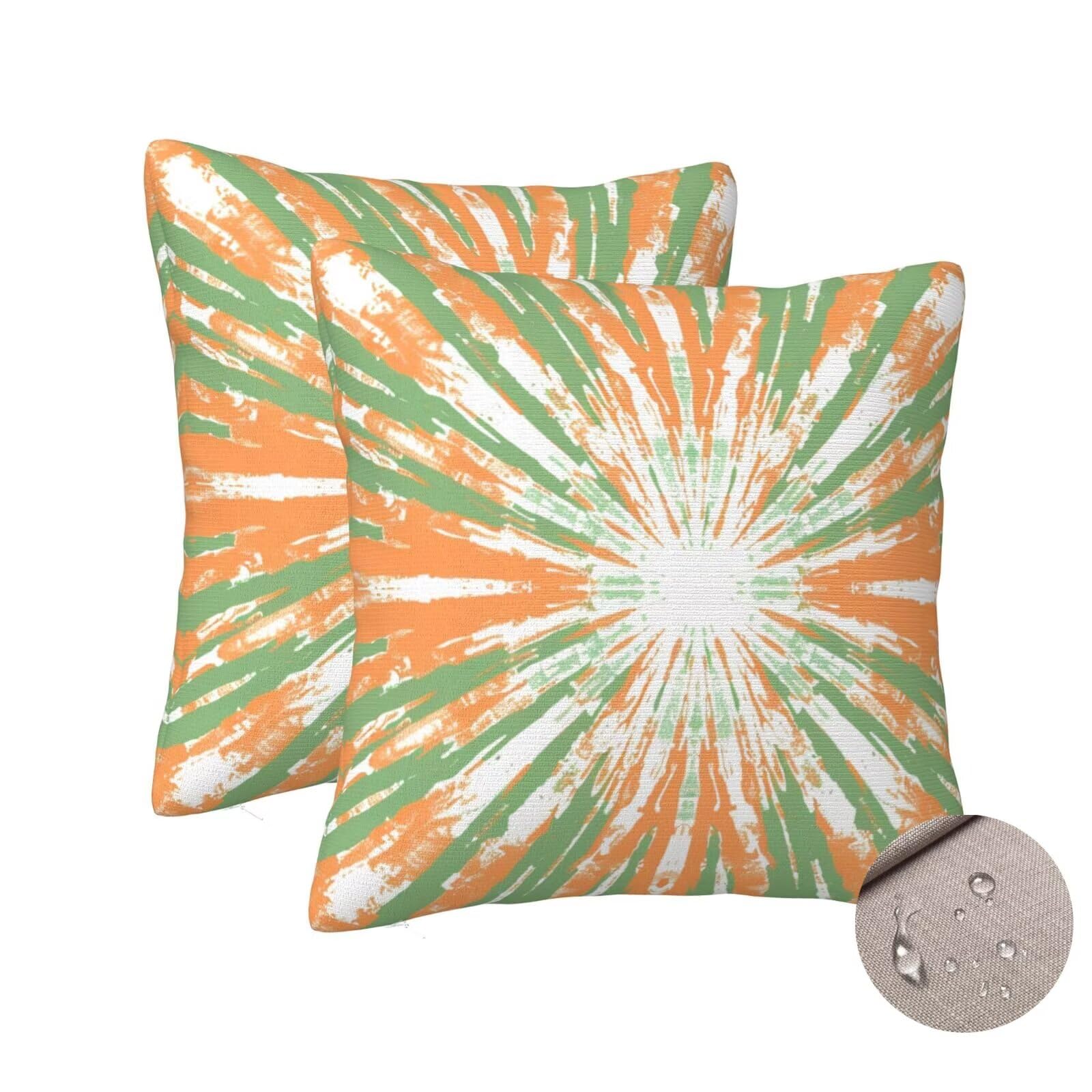 Housse de coussin 60x60 imperméable, design abstrait haut de gamme pour canapé et jardin