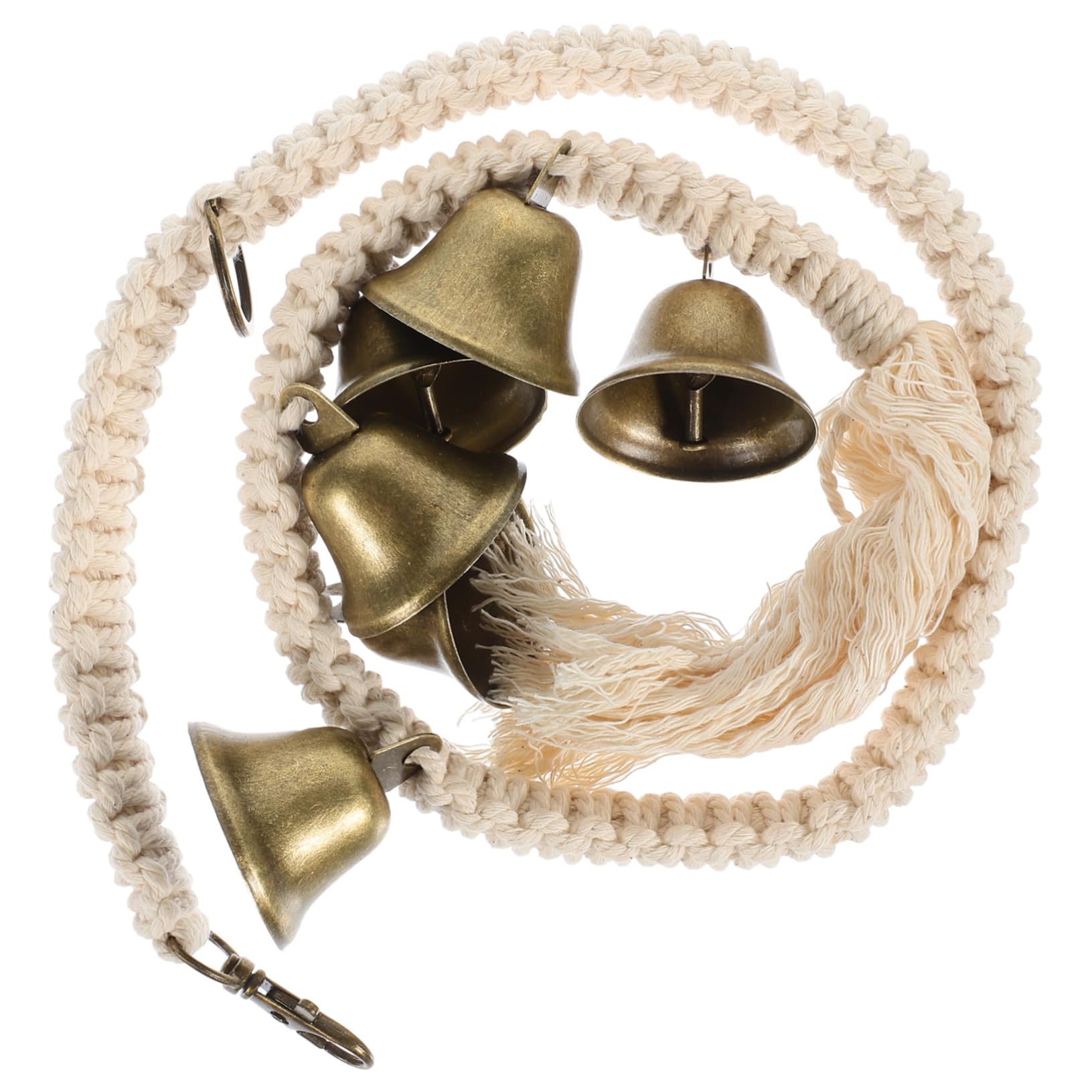 Cloche de formation pour chien Kisangel avec corde décorative en lot de 3 pièces