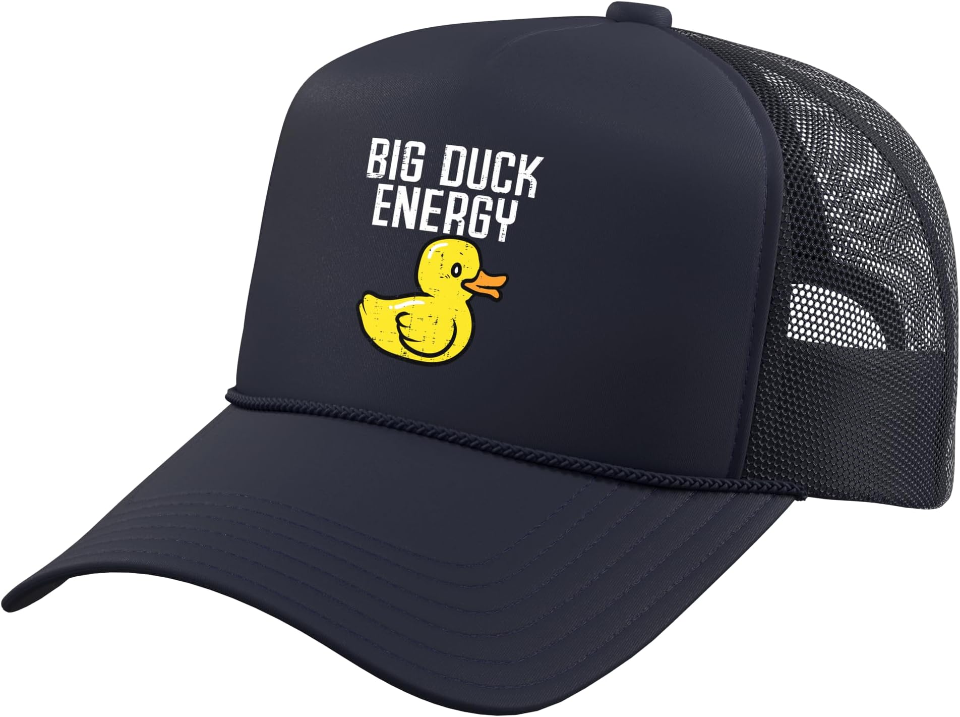 Big Duck Energy Funny Meme Adult Humor Gag Dad Papa Men Trucker Hat with Adjustable Mesh Back