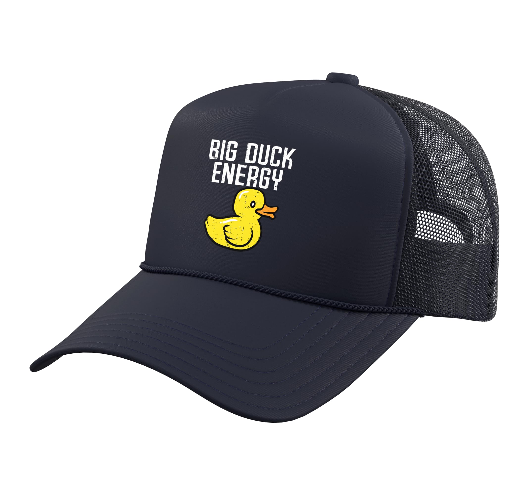 Big Duck Energy Funny Meme Adult Humor Gag Dad Papa Men Trucker Hat with Adjustable Mesh Back