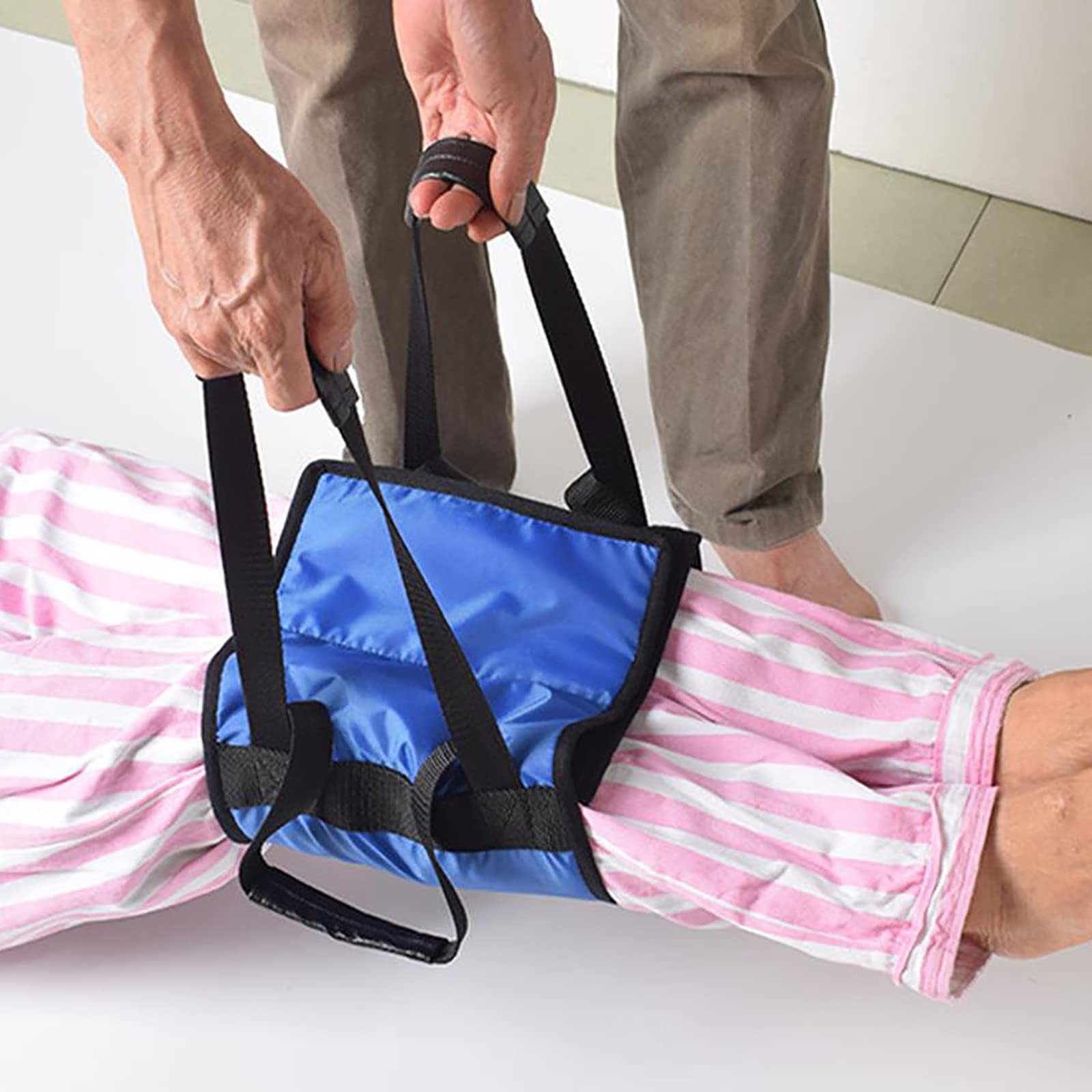 Cintura di Sollevamento ausiliaria per Gambe, Cinghia di Movimento per Il trasferimento del paziente con Maniglia, Dispositivo di Assistenza per la Sicurezza Medica, per casa di Cura Cintura di tras