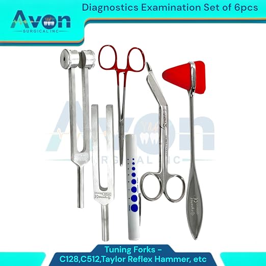 Set 6 Piezas Examen Neuro con Martillo y Tuning Forks miniatura 5