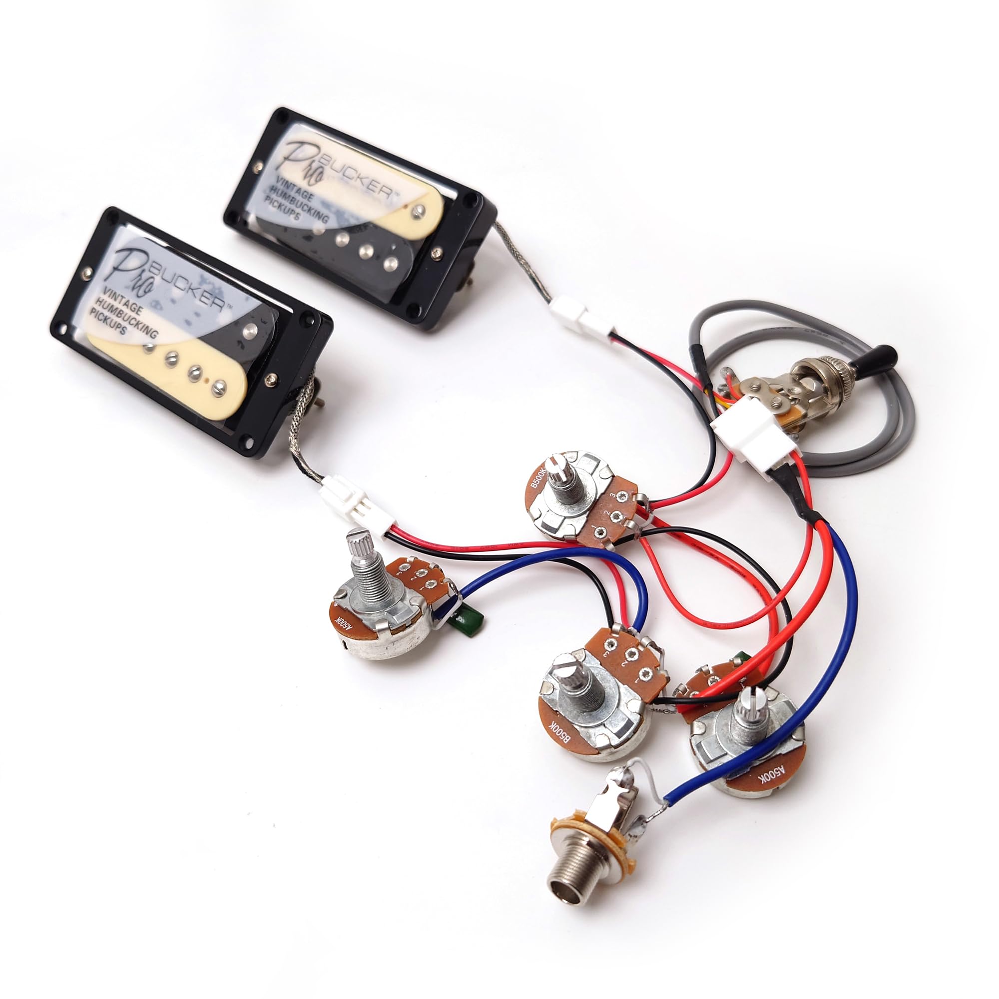 Amazon.com: ProBucker Alnico 2 Humbucker Pickups Set for Gibson