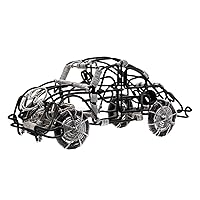 Vista 17 de TecUnite Alambre de aluminio para esculpir armadura, alambre flexible para manualidades (2 rollos, plata, 32.8 ft x 0.059 in)