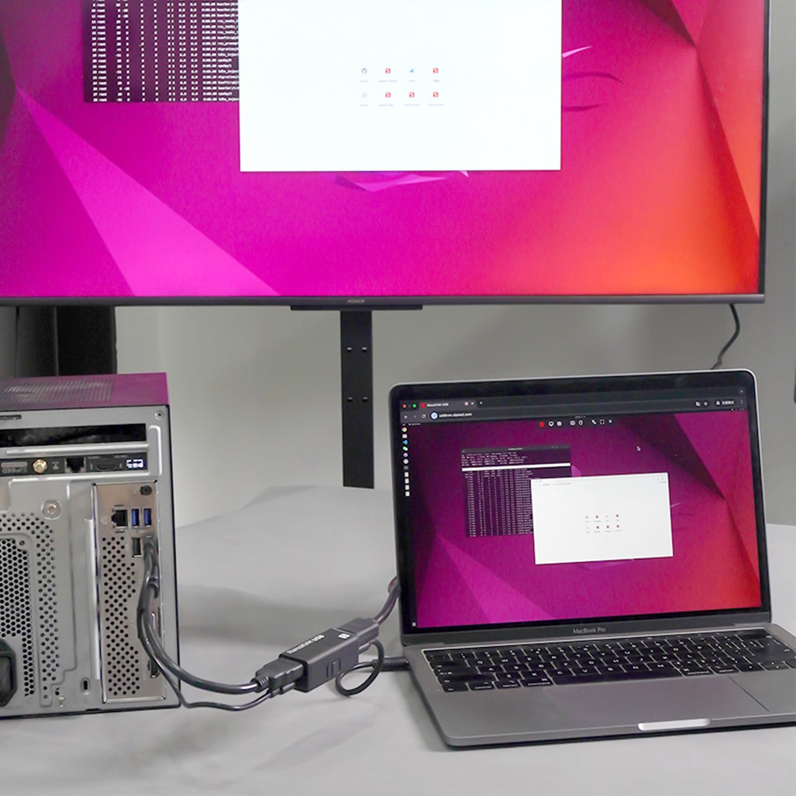 youyeetoo Sipeed NanoKVM-USB, KVM USB 4K, pour gestion des périphériques sans tête, pour serveur/SBC, facile à utiliser et à entretenir, outil de collaboration multi-appareils (Tool Kit Package, noir)