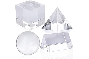 4 Pack Multipurpose Prism Light for Photography, Captivating Crystal Vision