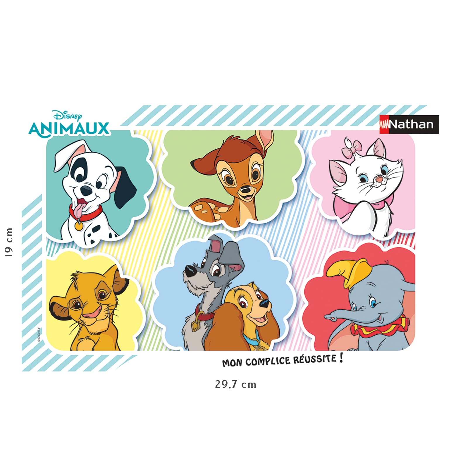 Puzzle 500 pezzi e arte da parete 52 cm - Capitano Orso Costume Party Animali Puzzle per bambini con Cornice - Bambini 6