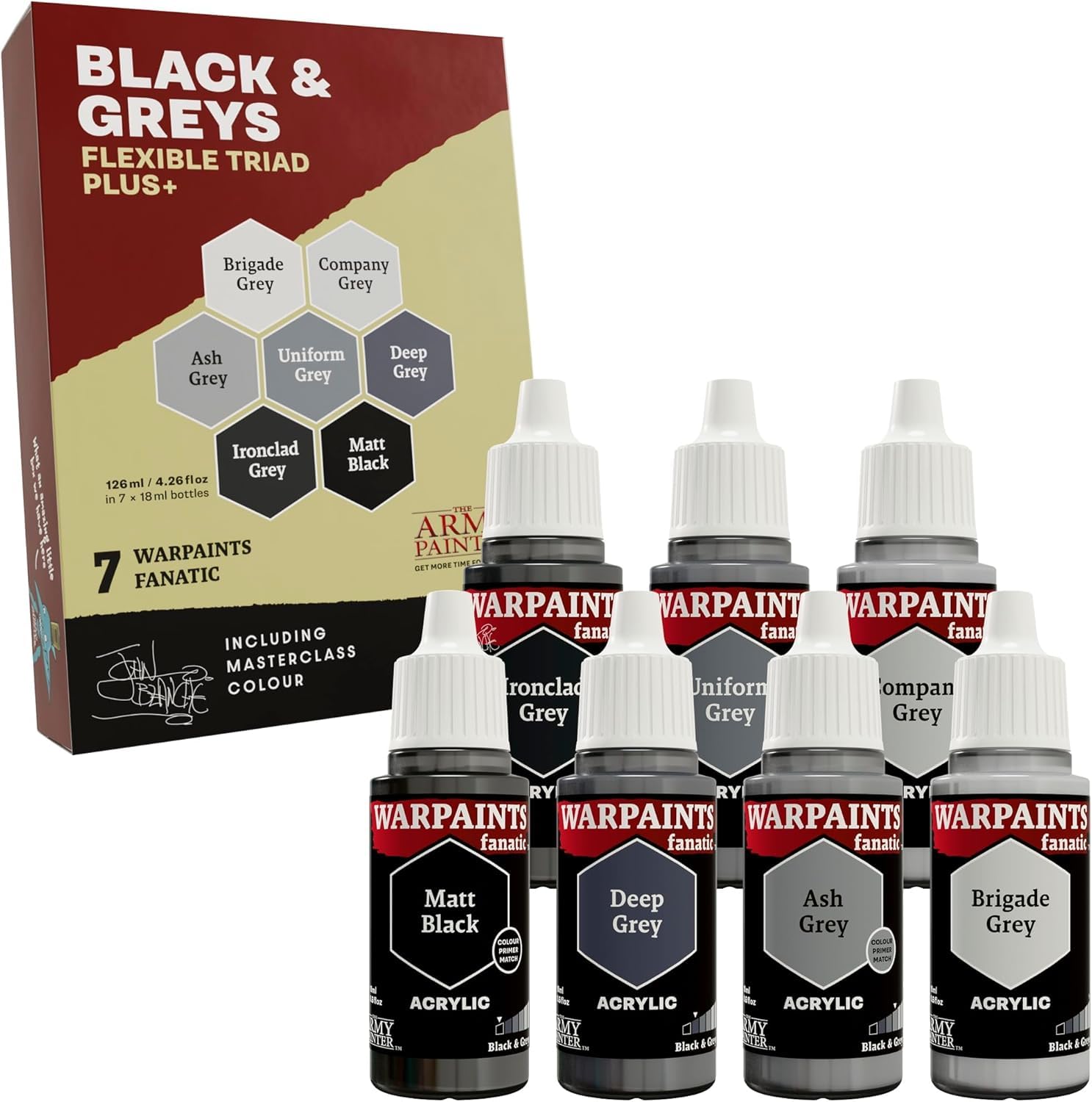 Warpaints Fanatic Washes Paint Set Combo - 10 kleuren - 18ml - WP8068