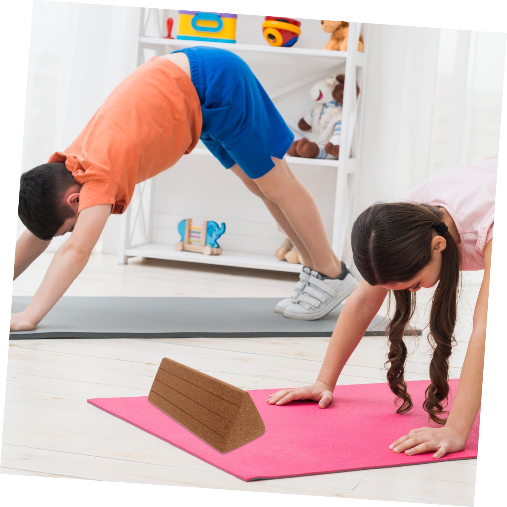 Yoga Liège Accessoire pour Débutants Soutien Doux Antidérapant pour Étirements de Fatigue Du Abdomen