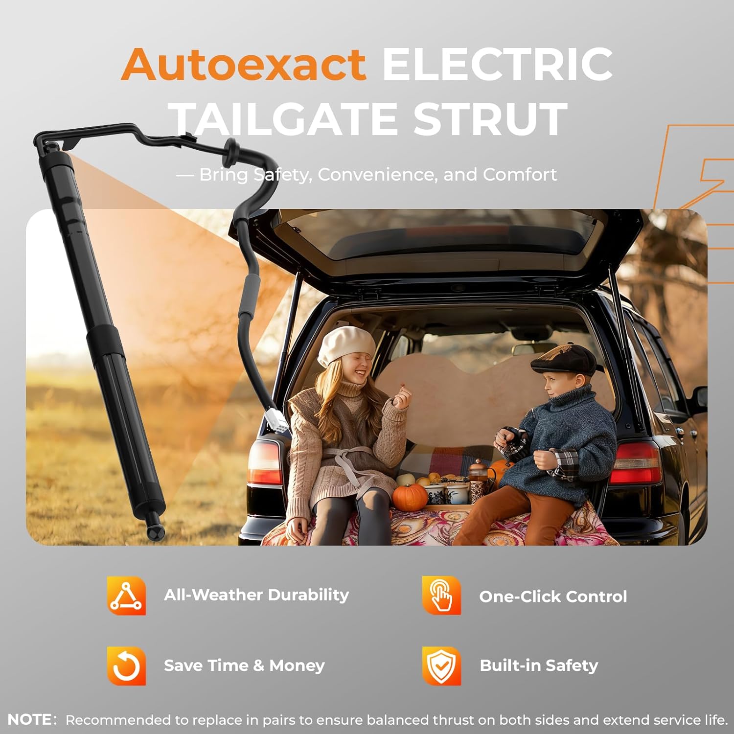 Power Liftgate Struts Compatible with 2013-2018 Toyota Rav4, Electric Tailgate Lift Actuator, Rear Hatch Lift Support, Trunk Tailgate Struts Shock #6892009010 6891009010 (Left & Right)