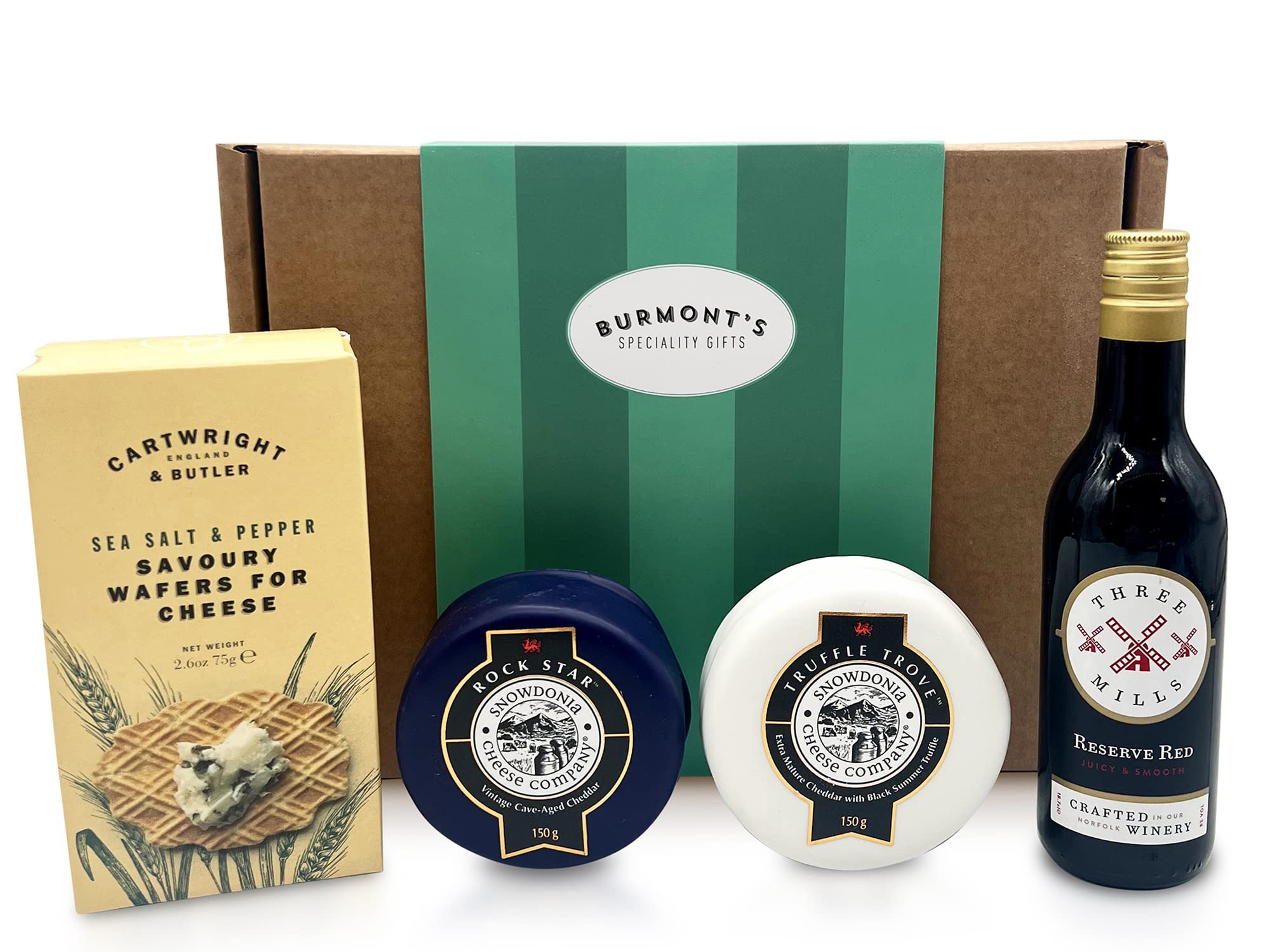 Buy Snowdonia Cheese & Wine Hamper Rock Star Cave Aged & Truffle