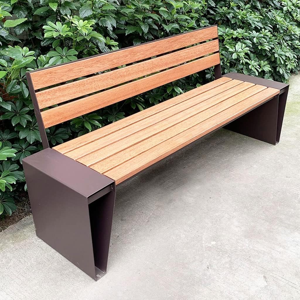 Patio Furniture Bench Park Chair Outdoor Stainless Steel Park Leisure Chair Outdoor Wrought Iron Seat Beach Chair Shopping Mall Rest Bench Outdoor Bench