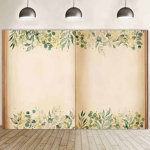 Renaiss Fondo de libros de cuentos de hadas de 6 x 4 pies, libro de cuentos de hadas Once Upon A Time Fotografía Fondo Antiguo Libro Mágico Abierto