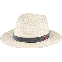 Mens Lightweight Straw Fedora Panama Hat
