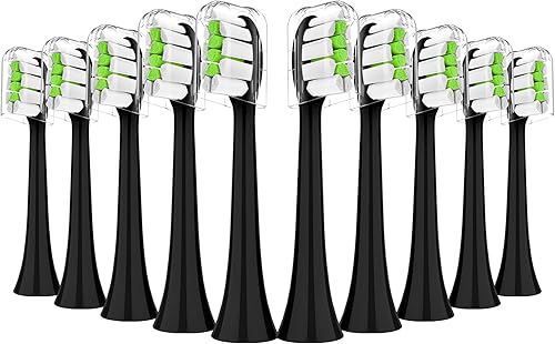 Cabezales de repuesto para cepillo de dientes compatibles con Philips Sonicare paquete de 10 cabezales de cepillo eléctrico de repuesto suaves