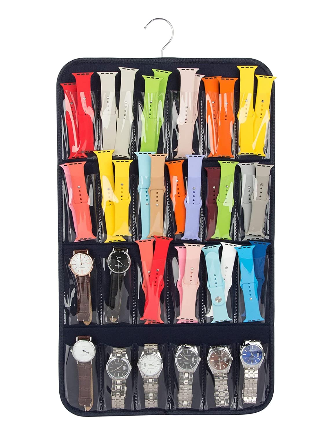 Amazon.co.jp: Apple watch バンド 収納ポーチ 壁掛け式 スマート