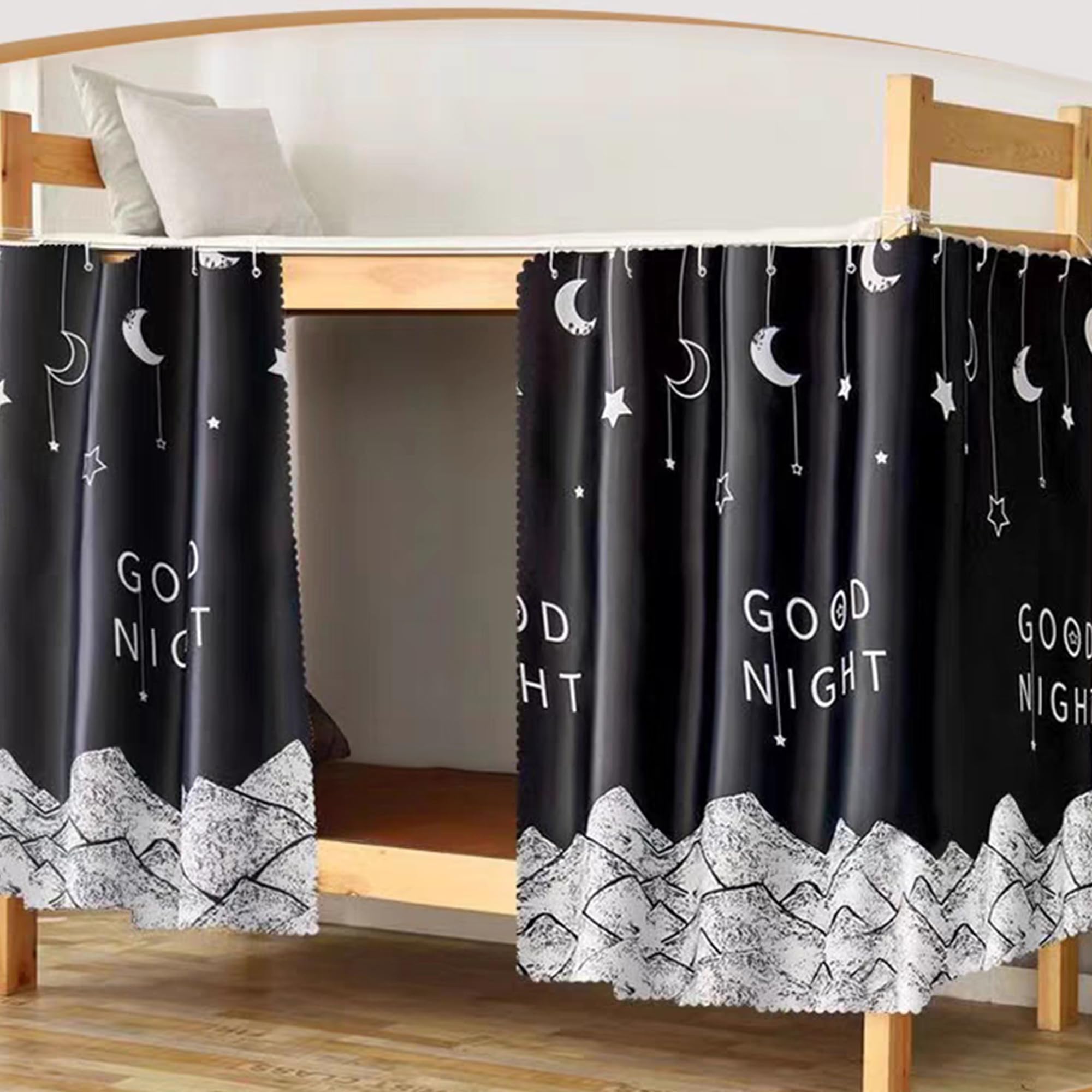 Amazon.com: Mocarly Dorm Single Twin Bunk Bed Tents Drapes 