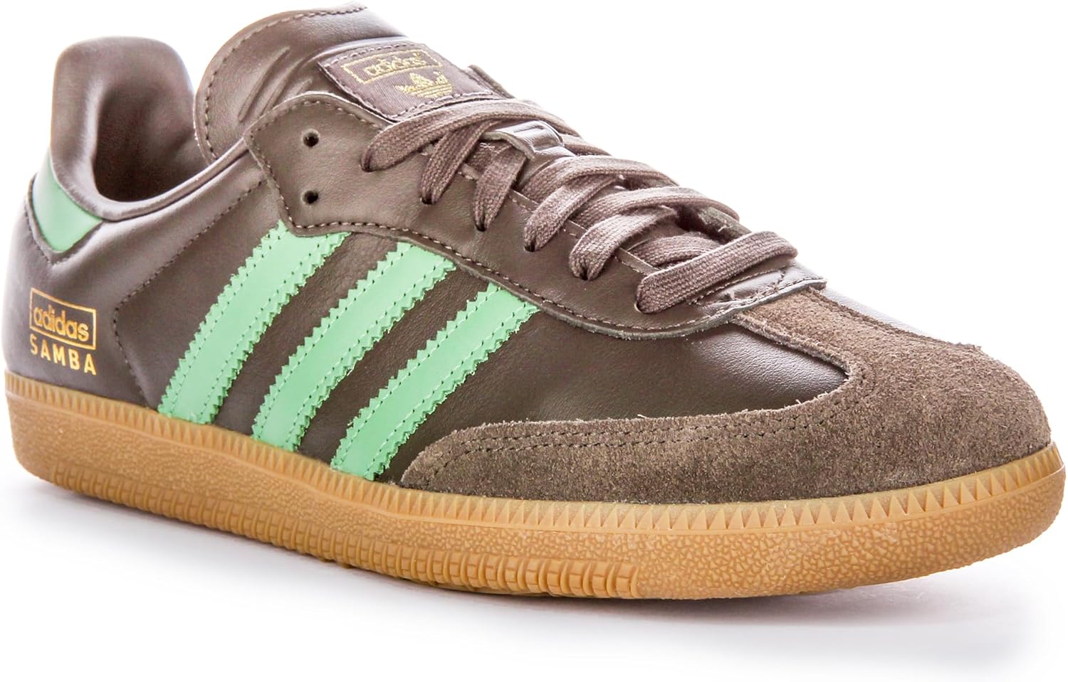 adidas Samba Og Men's Full Grain Leather Gritty Sud Trainers