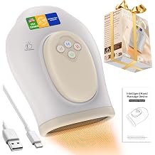 Full Hand Massager with Heat and Compression for Arthritis and Carpal Tunnel, Adjustable Hand Massage、 Temperatures、 Compression Models, Blood Circulation Pain Therapy Relax Relief Glove Gift
