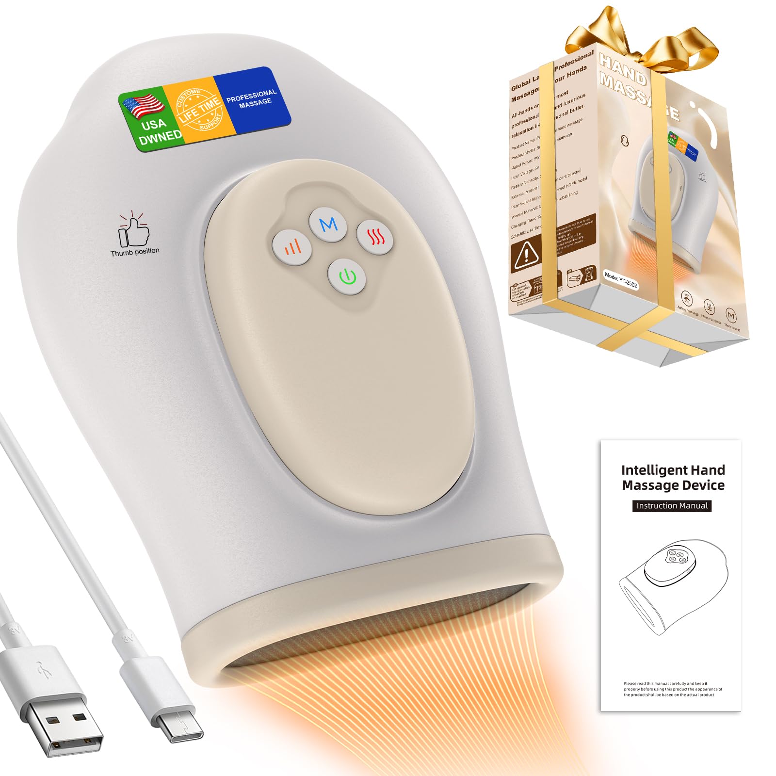 Photo 1 of VqVozSua Full Hand Massager with Heat and Compression