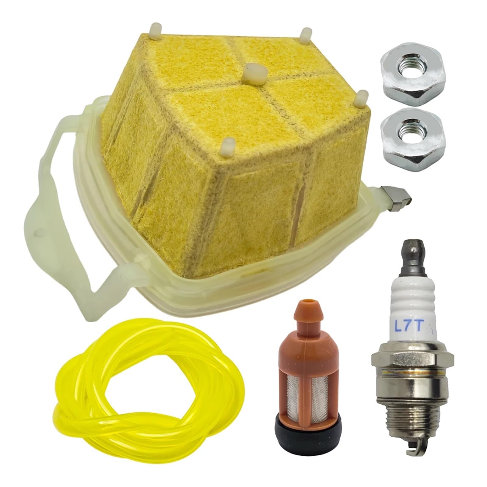 Kit di Messa a Punto della Linea Candela del Dado Barra Filtro dell'Aria Adatto for la Manutenzione Motosega MS362 MS311 MS391 Sostituzione 1140 140 4401