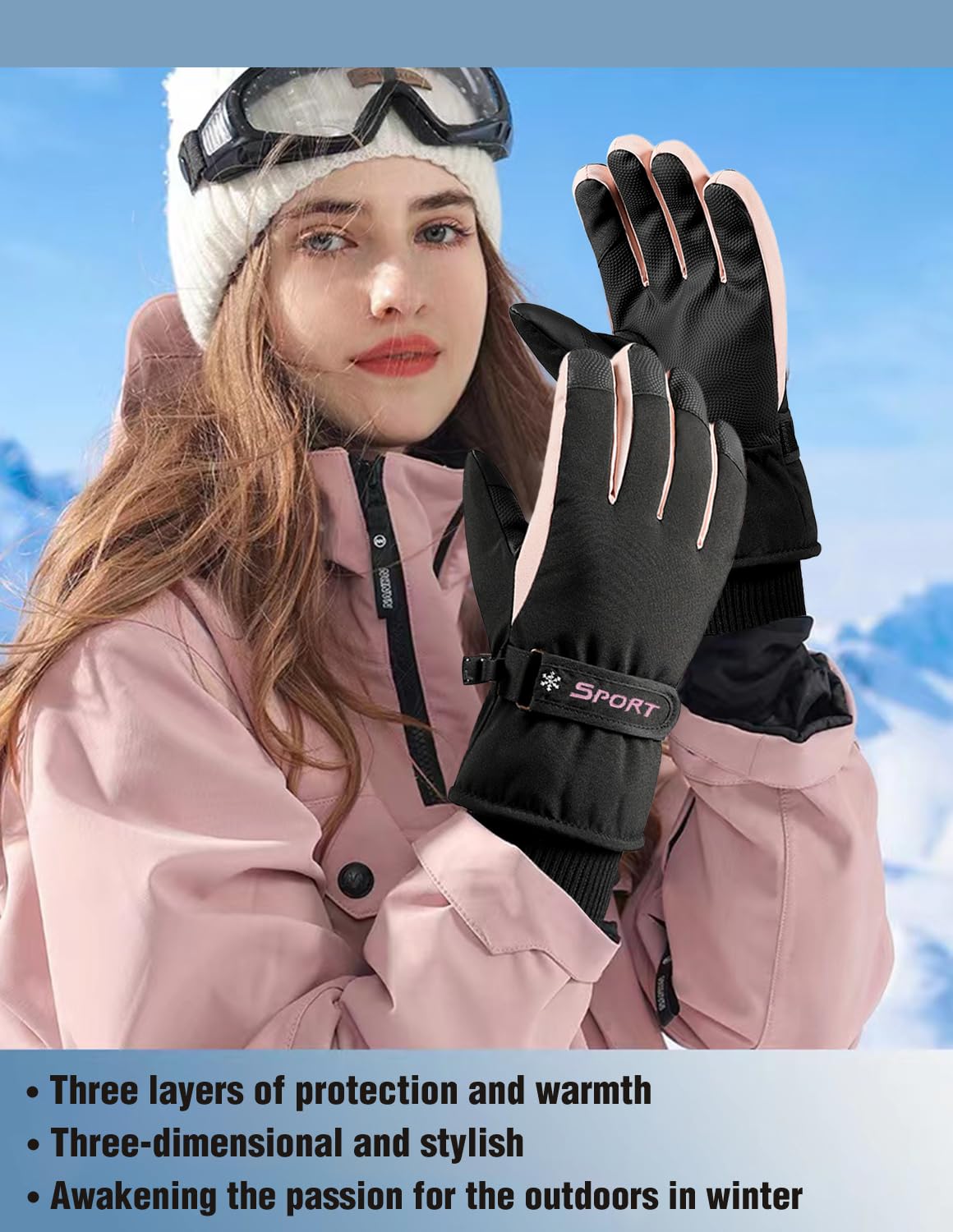 PolarTherm - Guanti Invernali Caldi E Touchscreen - EnvieDéco - Foto 3