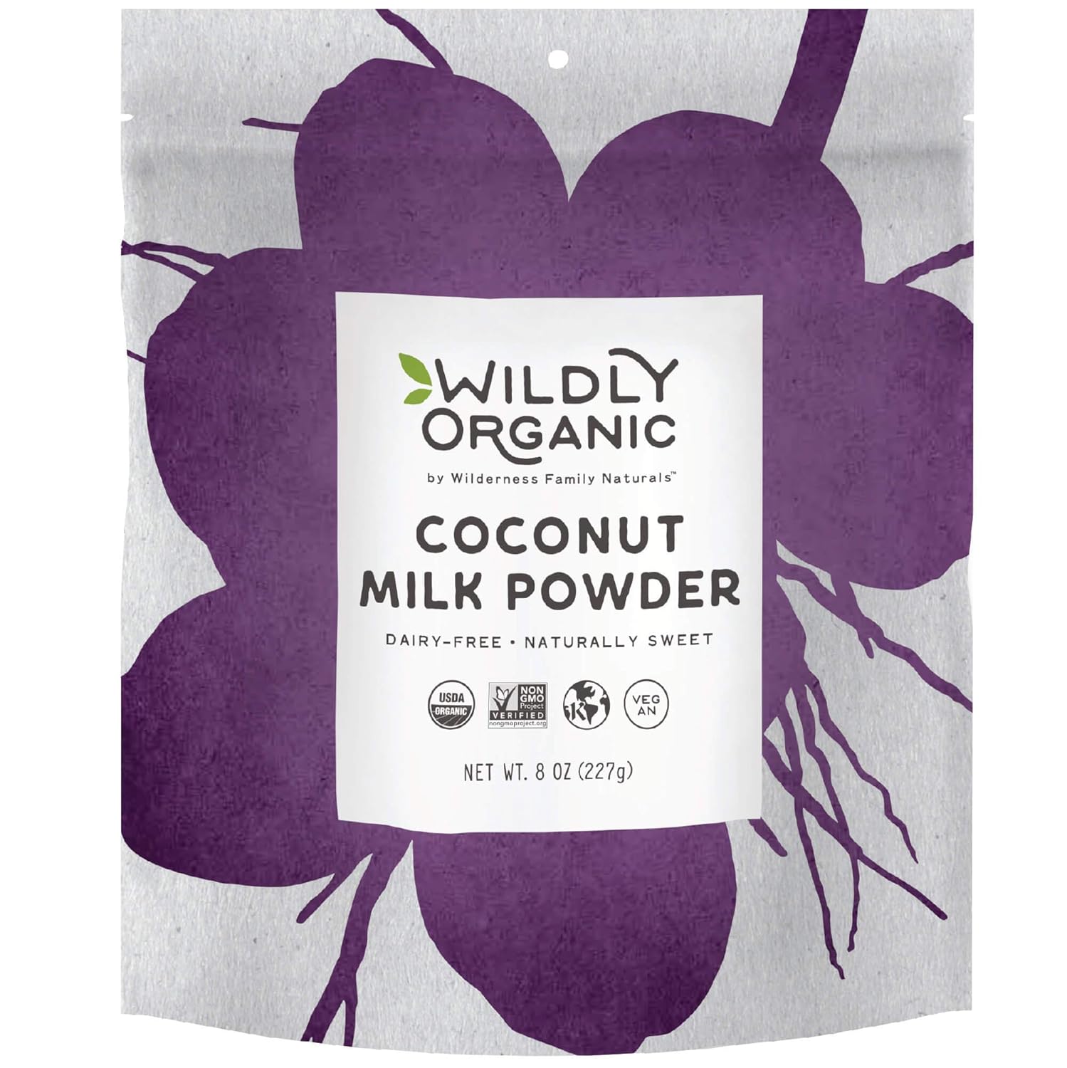 Wildly Conventional Coconut Milk Powder 80 Oz, 5 lb Bag - Natural, Dry, Unsweetened, Naturally Sweet, Powdered Creamer, Extra Creamy Taste - Makes Coconut Milk & Cream by Adding Water, Perfect in Smoothies, Coffee, Baking, & Cooking